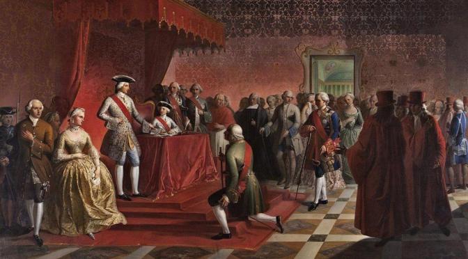 El poder en la España del siglo XVIII